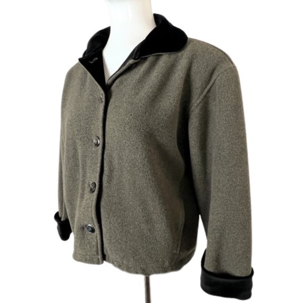 Half Moon Bay Outfitters Velvet & Fleece Jacket Vintage